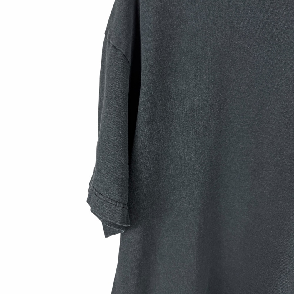 Vintage 90s Walt Disney Front Pocket Small Logo Faded Black Shirt Size XL - Picture 4 of 9